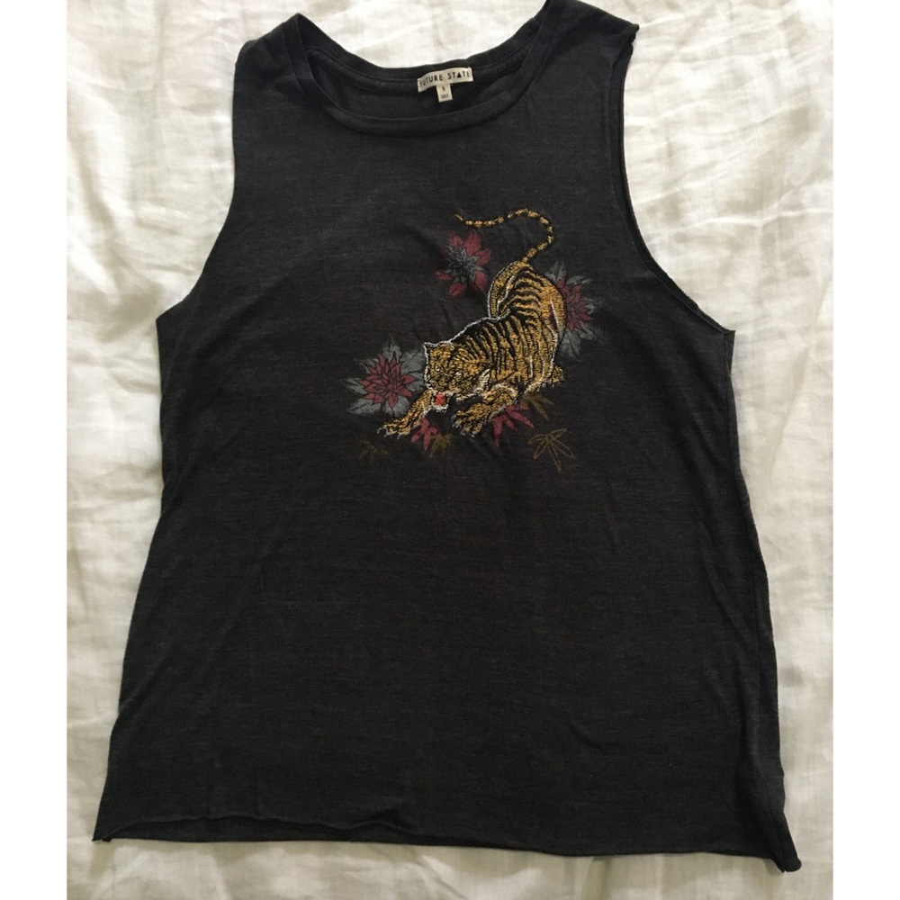 Urban Outfitters Future State muscle tiger tank